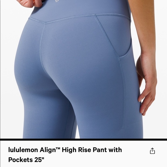 Lululemon align pants water drop - Picture 2 of 7